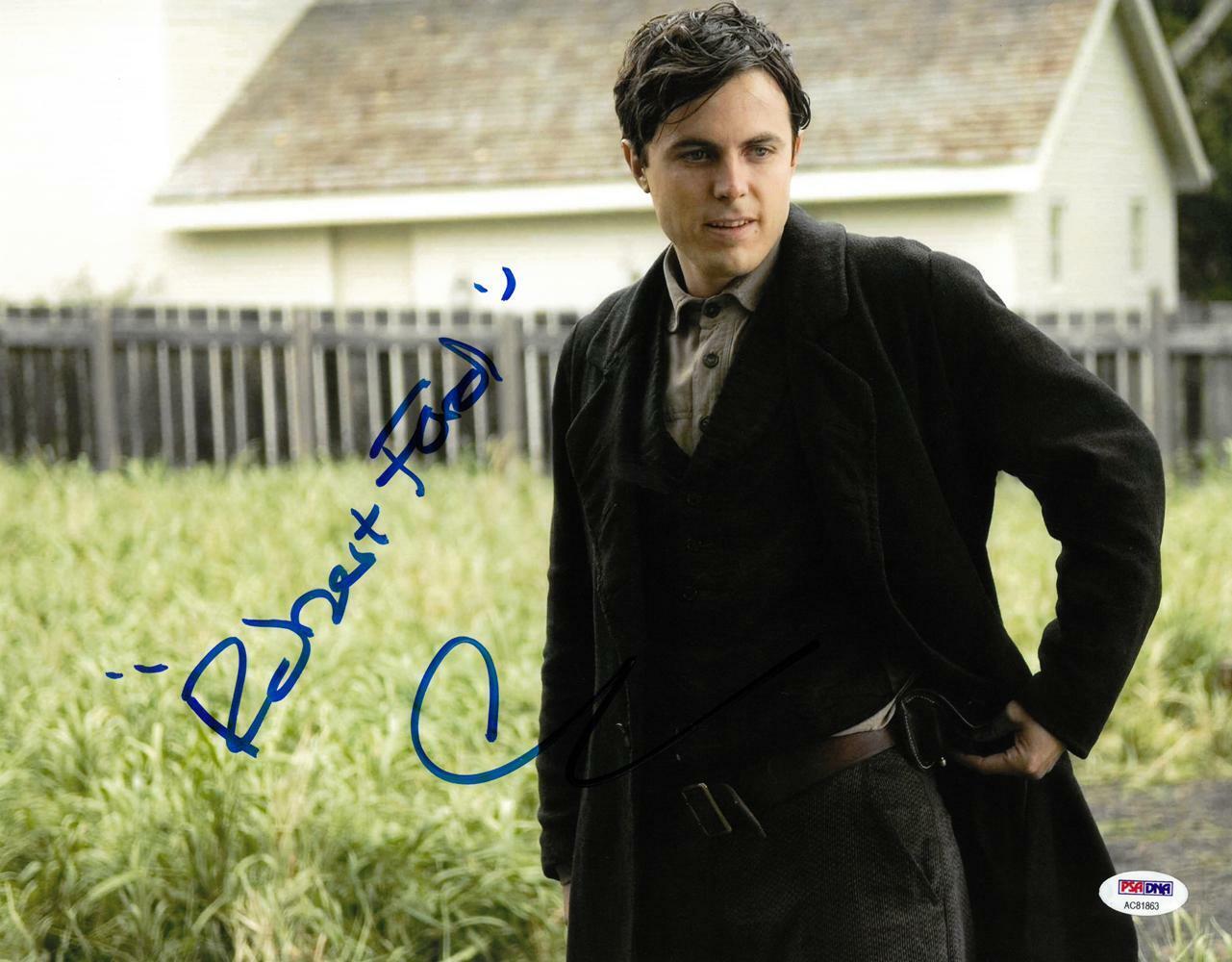 Casey Affleck Signed the Old Man and the Gun Auto 11x14 Photo Poster painting PSA/DNA #AC81863