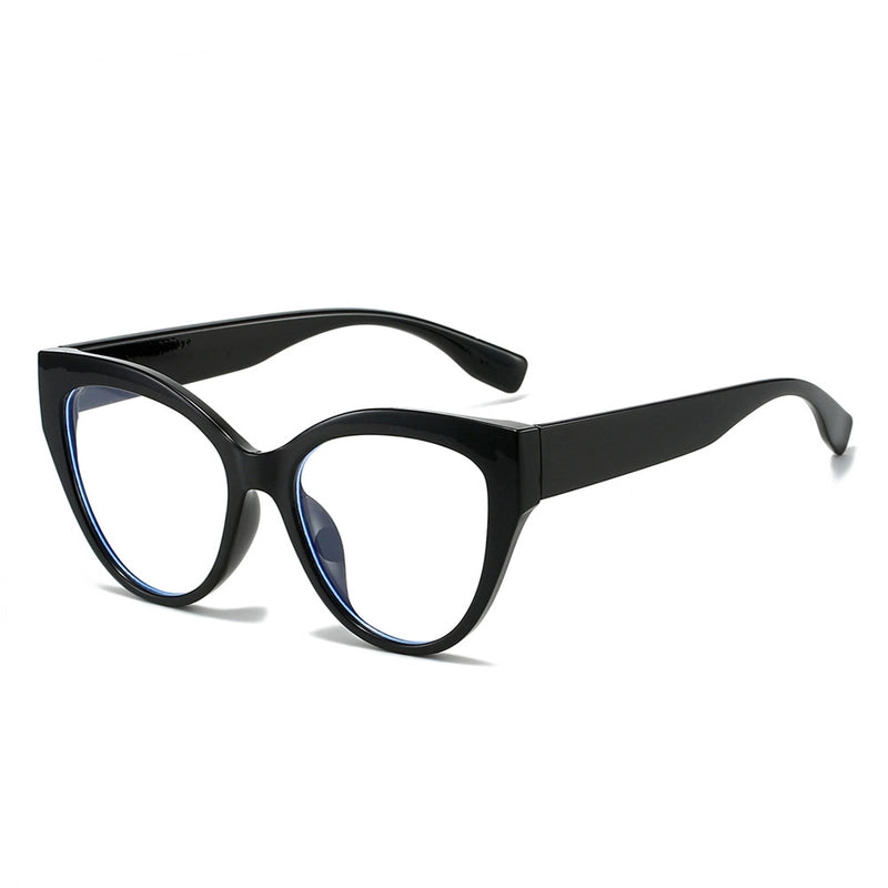 Casual Minimalist Color Block Solid Color Ac Cat Eye Full Frame Women’s Sunglasses