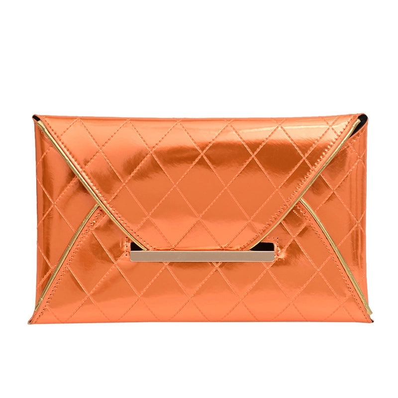 Women’s Solid Color Lingge Pu Leather Flip Cover Wallets