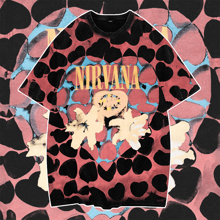 Davidhawaii100% Cotton Casual A trendy street rock double-sided T-shirt that catches your eye