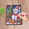 Diamond Painting Xmas Snowman Tree Diary Book 50 Pages for Adults Kids