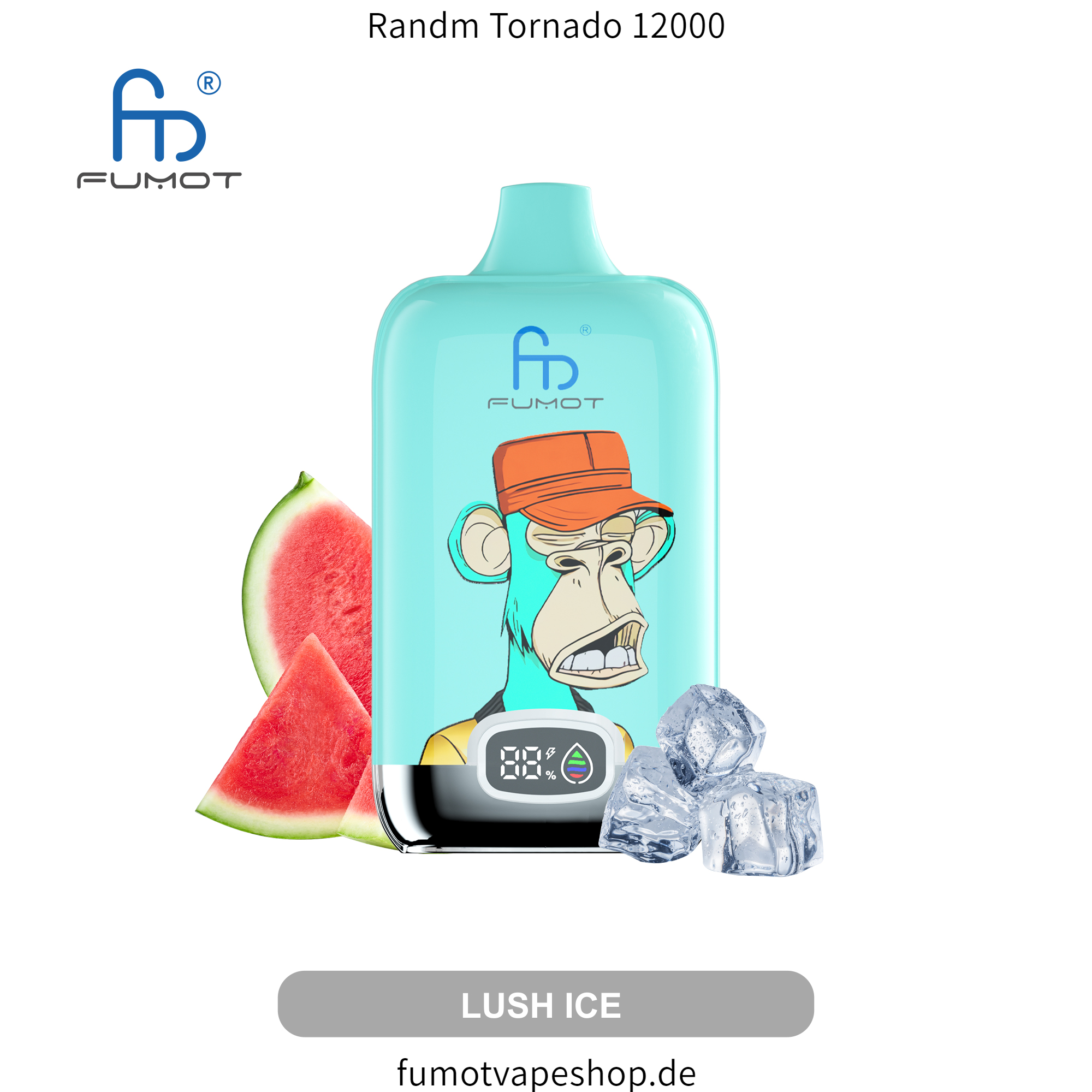 Randm Tornado 12000 Üppiges Eis  fumotvapeshop