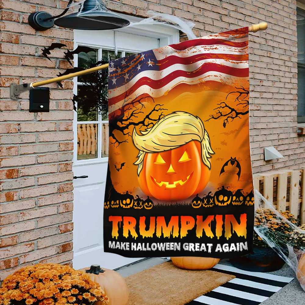 Halloween Flag Trumpkin Make Halloween Great Again Flag MLN1855F - Flagwix