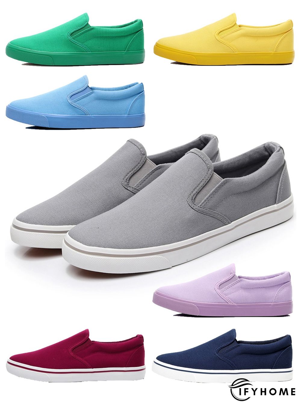 Women's Comfortable Breathable Sleeves Canvas Shoes | IFYHOME