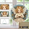 (US Only)Angel Girl Theme 2D Flat DIY Diamond Art Pendant Wall Decor for Home & Windows