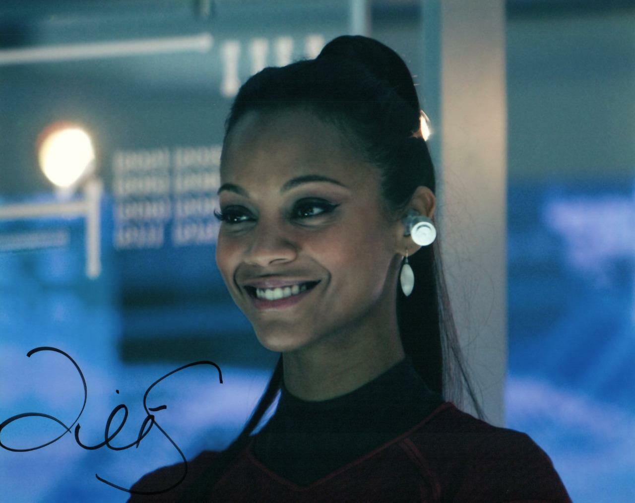 Zoe Saldana autographed 8x10 Picture Photo Poster painting signed Pic with COA