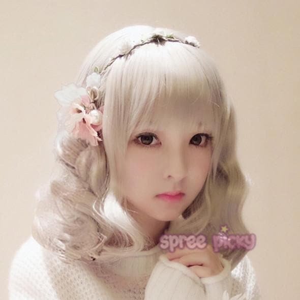Linen Harajuku Lolita Wig SP166218