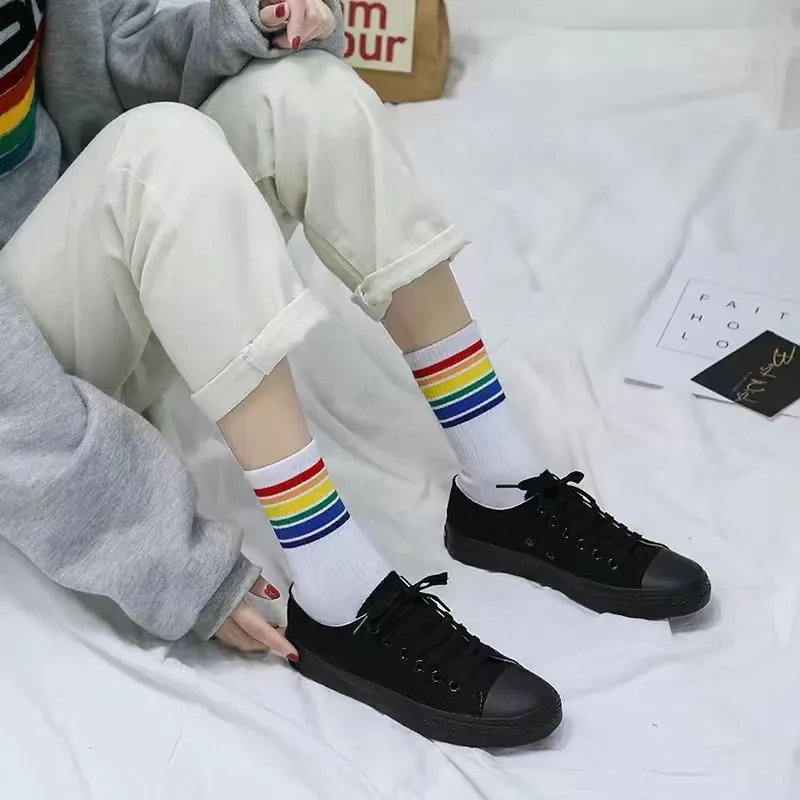2022 New Korean Style Ulzzang Daisy Canvas Shoes for Women 45 White Black Yellow Green Purple Color sneakers women