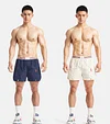 TOMATOPAPA American Sports Shorts Elastic Elastic Beach Pants Splash-Proof Three-Dimensional Cutting Beach Pants Swimming