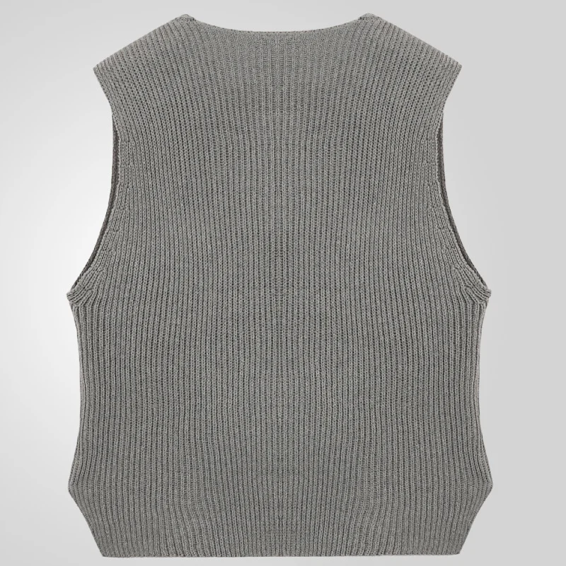 Uveng Uveng Men's Autumn And Winter New Knitted Shirt Repair Vest SY0163