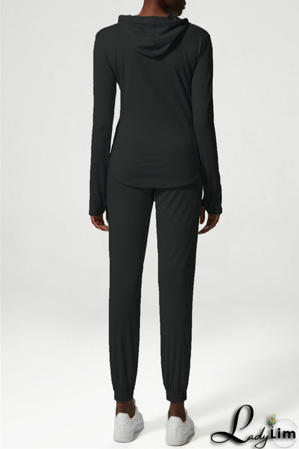 Apricot Casual Sportswear Solid Patchwork Regular High Waist Trousers