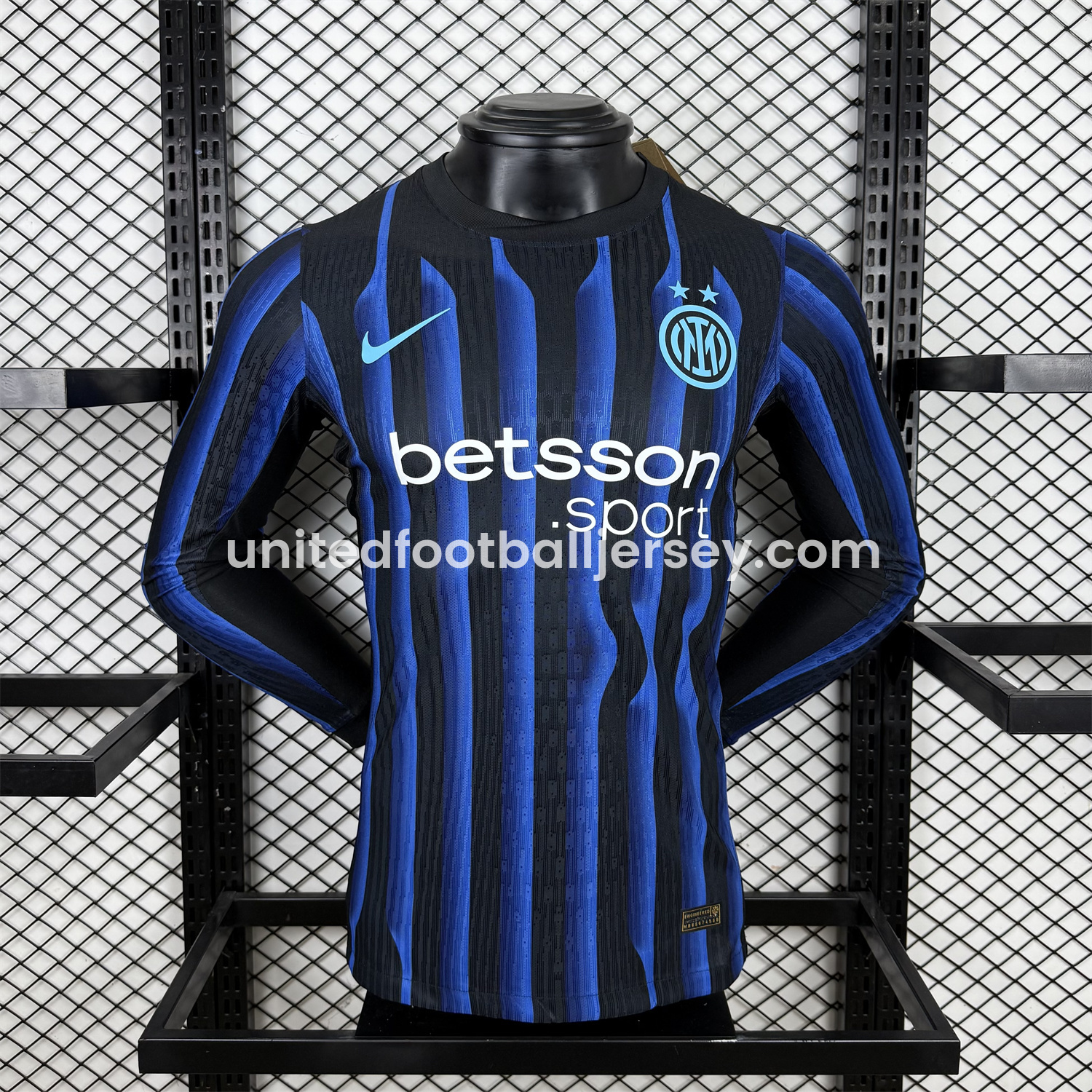 Inter Milan 2025-26 Home Long Sleeves Jersey - Player Version