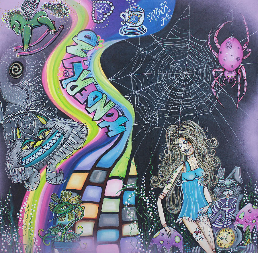 Halloween Wonderland Girl 40*40CM(Canvas) Full Round Drill Diamond Painting gbfke