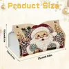 Warm Santa DIY Pearl Diamond Painting PU Cover Tissue Holder Kit Pearl Art Painting Decoration for Home & Gifts