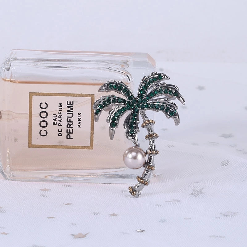 Beach Pin Coconut Tree Alloy Women's Brooches