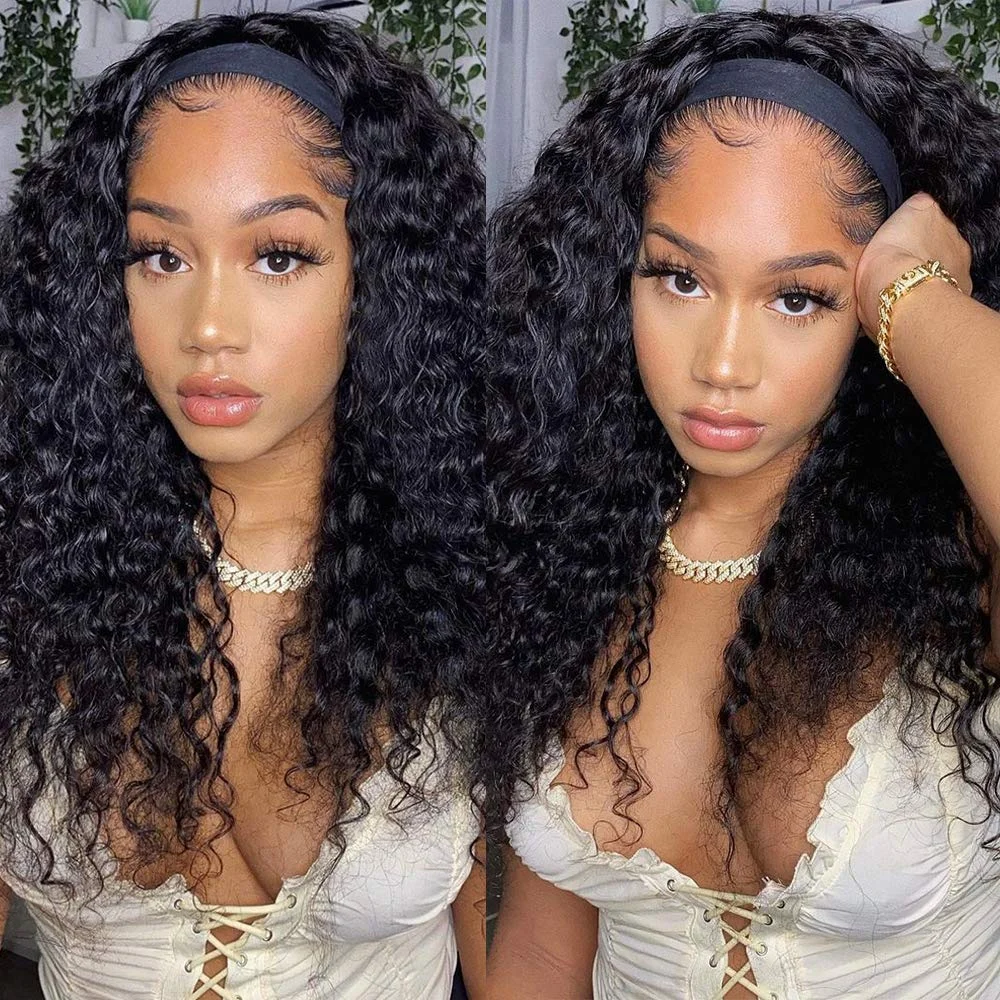 Deep Wave Black Wigs Brazilian Style ELCNEPAL