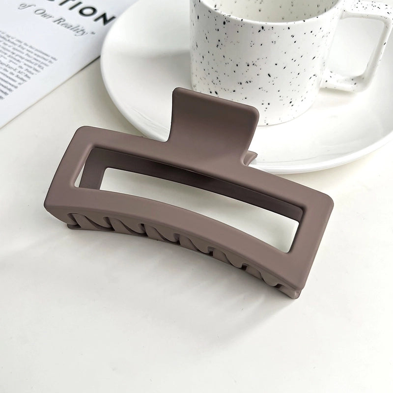 Women’s IG Style Solid Color Plastic Hair Claws