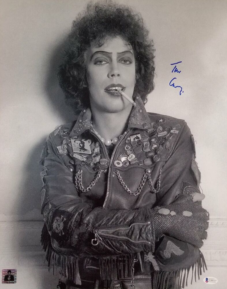 Tim Curry signed The Rocky Horror Picture Show 16x20 Photo Poster painting BAS auto TIM HOLO