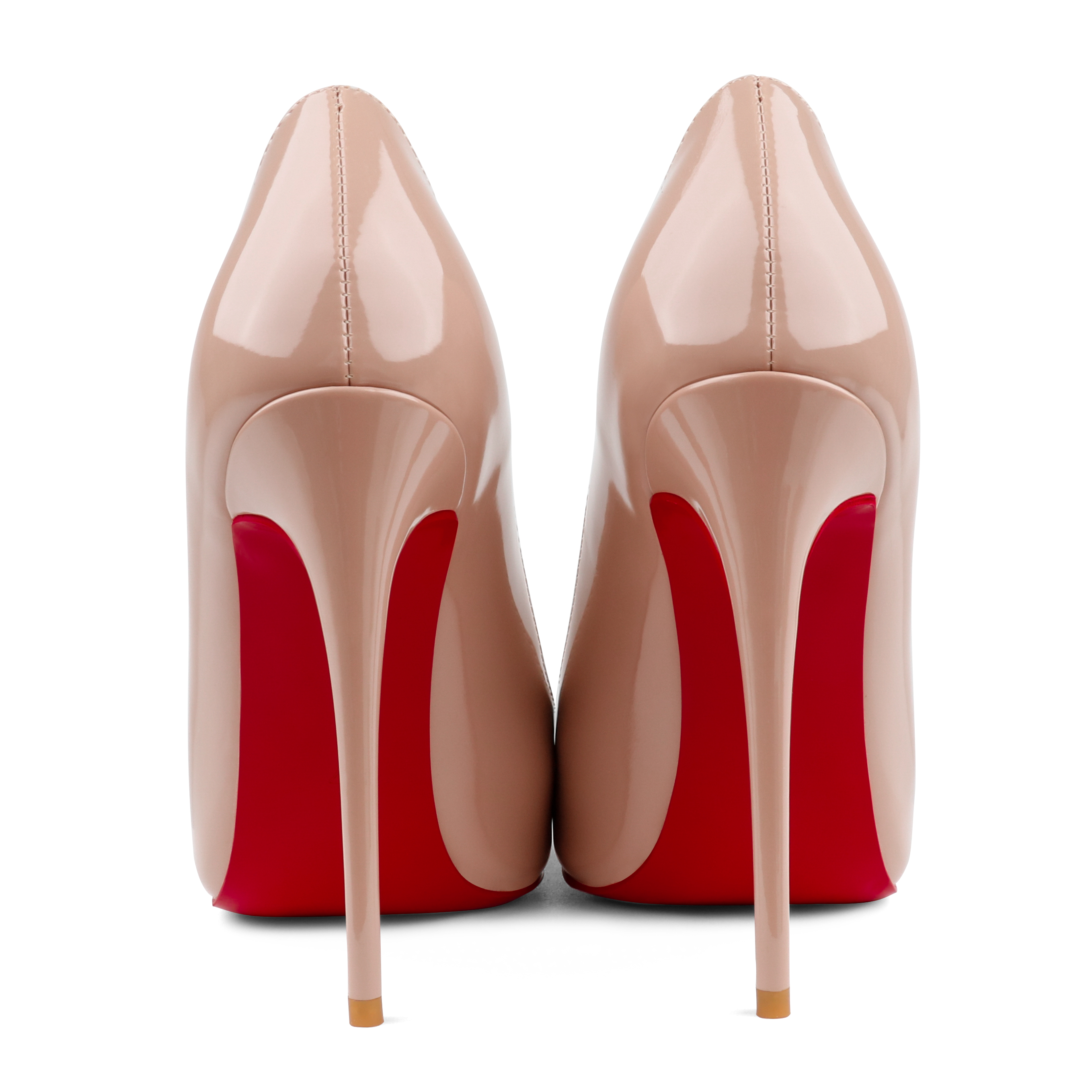 120mm Women's High Heels Party Wedding Stilettos Patent Red Bottom Pumps-vocosishoes