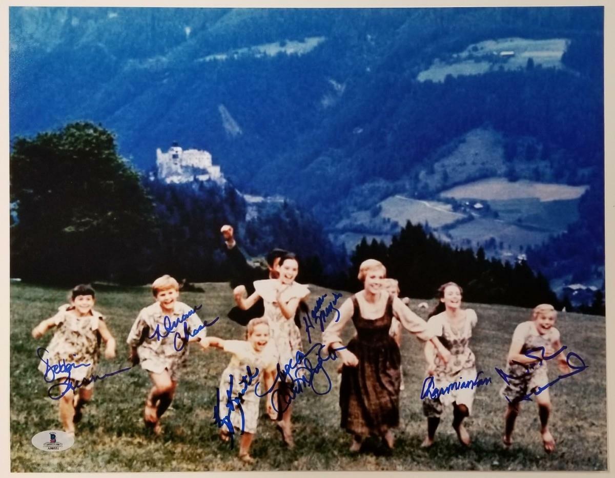 Sound of Music Cast (7) Signed 11x14 Photo Poster painting Autos Image #5 ~ Beckett BAS COA