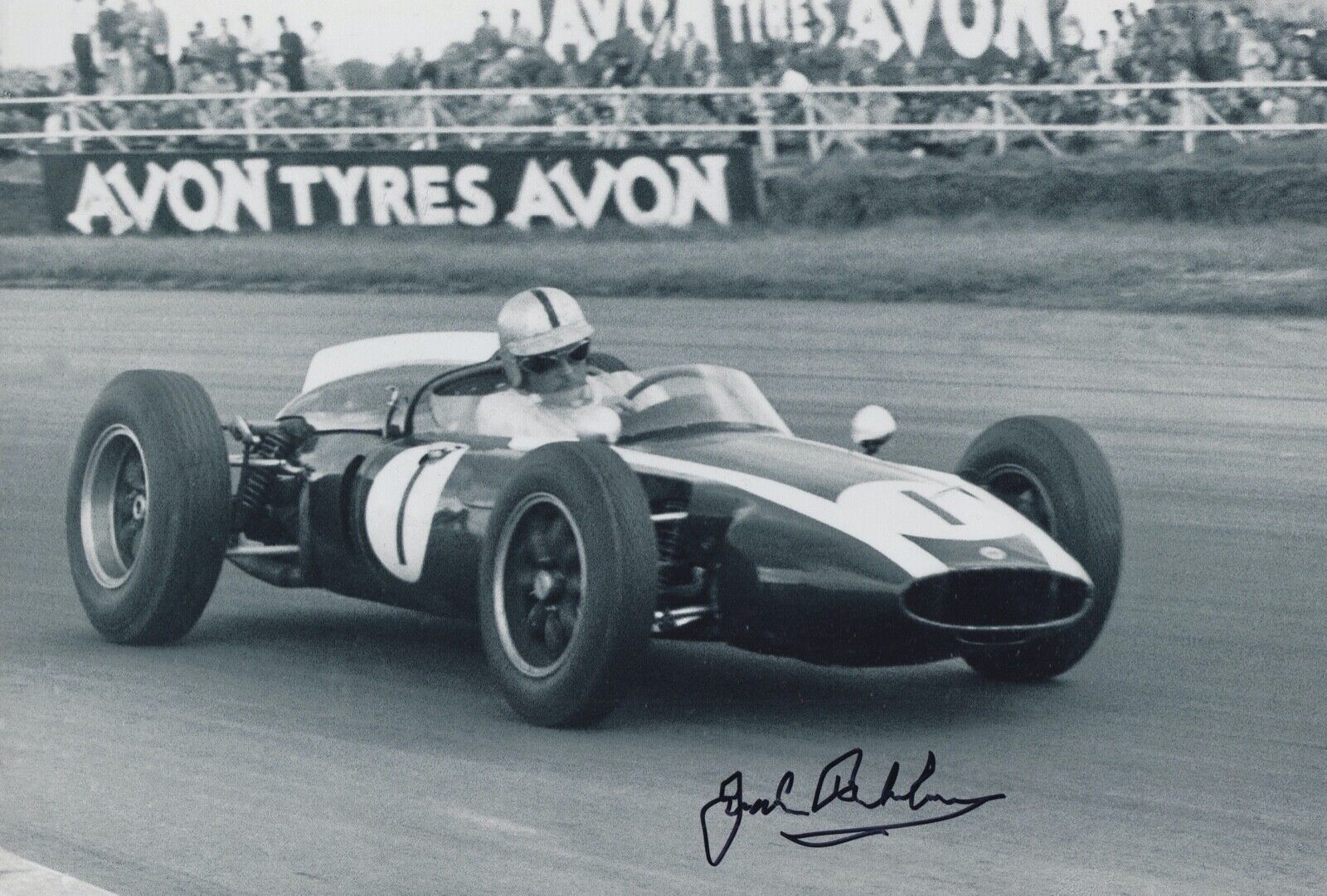 Jack Brabham Main Signé 12x8 Photo Poster painting F1 Autographe Formule 1 World Champion 4