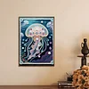 Diamond Painting-DIY Special Shaped Drill Pearl Painting Jellyfish(30x40cm)