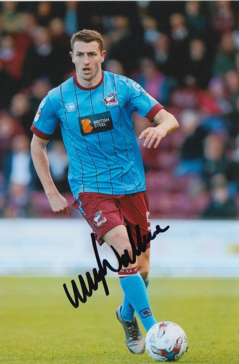 SCUNTHORPE UNITED HAND SIGNED MURRAY WALLACE 6X4 Photo Poster painting 1.