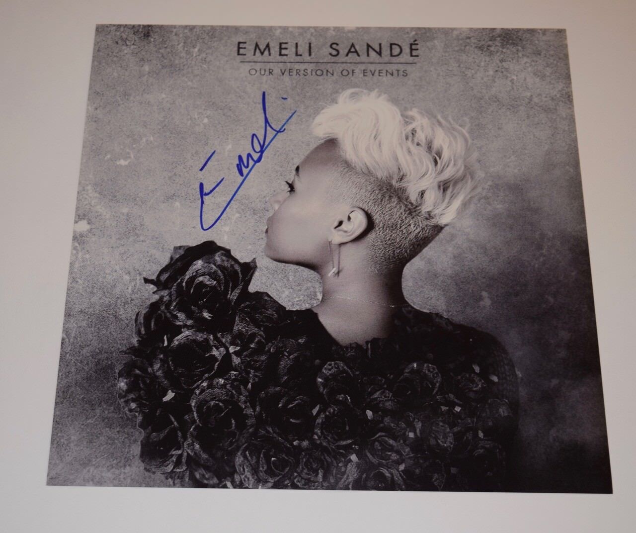 Emeli Sande Signed Autograph OUR VERSION OF EVENTS 12x12 Album Flat Photo Poster painting COA VD