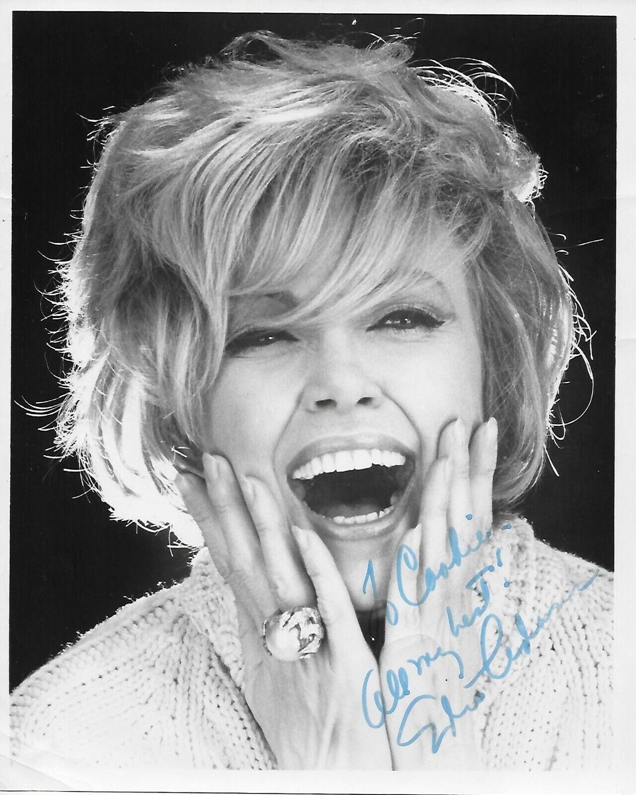 Edie Adams Original Autographed 8x10 Photo Poster painting