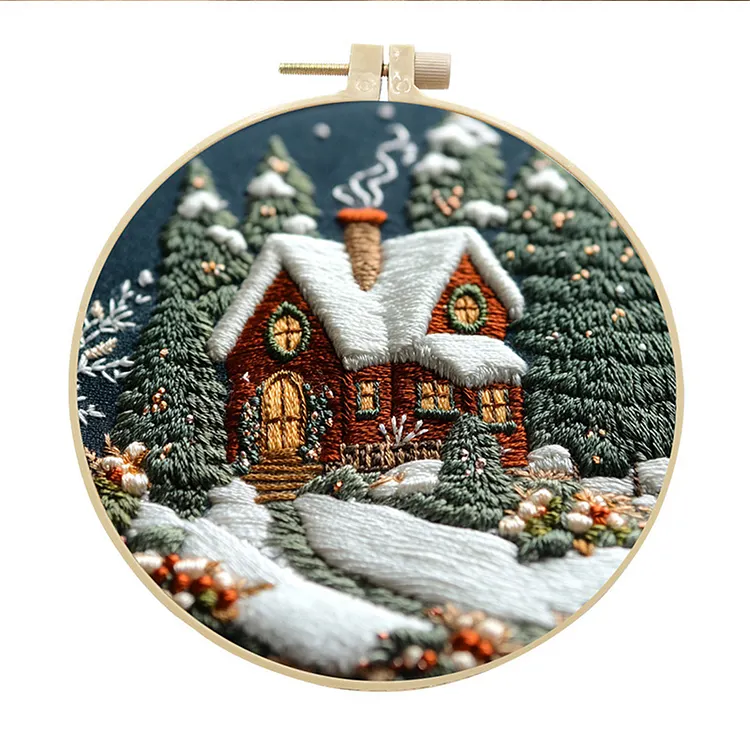 【Embroidery】 Beautiful Night 30*30cm Stamped Cross Stitch gbfke