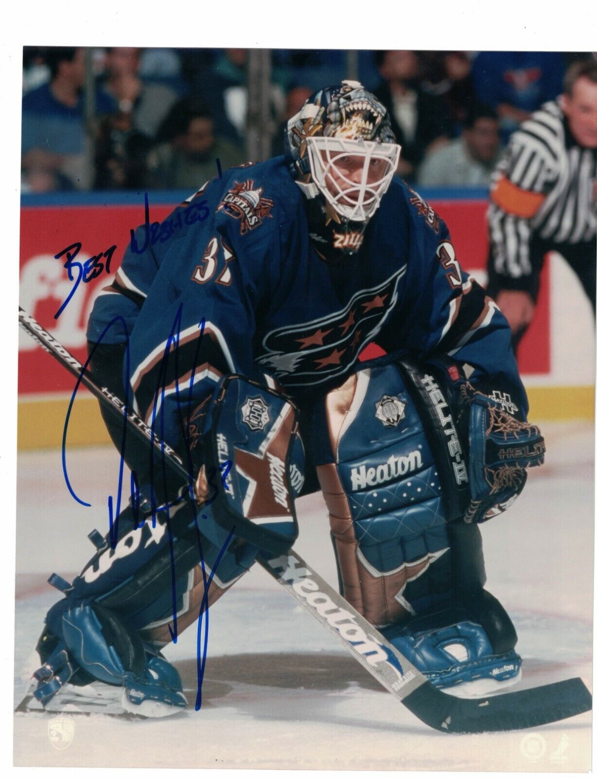 Olaf Kolzig Washington Capitals Signed 8 x 10