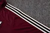 Joyfball 2025/2026 Ajax Half-Pull Training Suit Maroon Retro version Football Shirt 1:1 Thai Quality