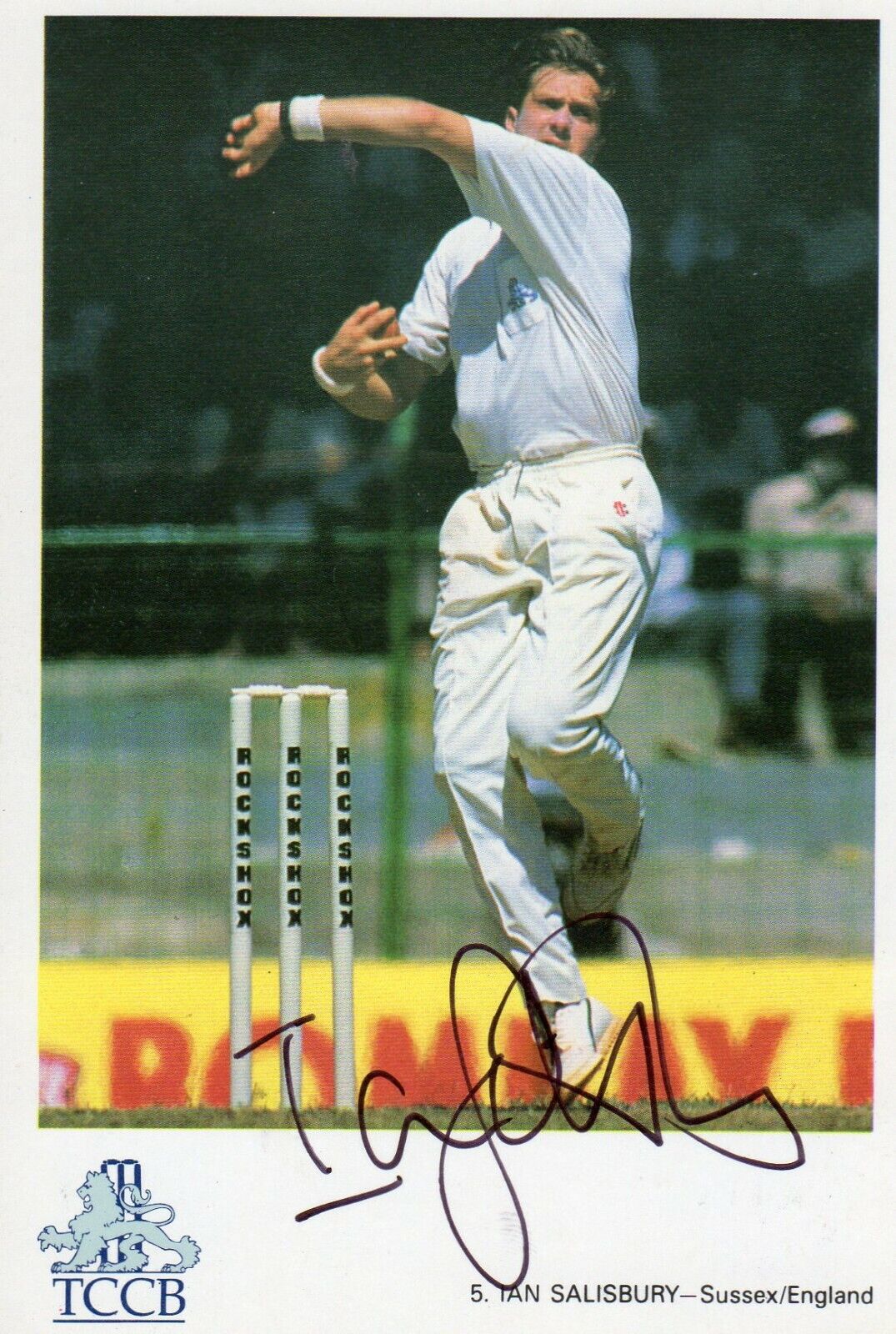 IAN SALISBURY AUTOGRAPH, CRICKET, SPORT