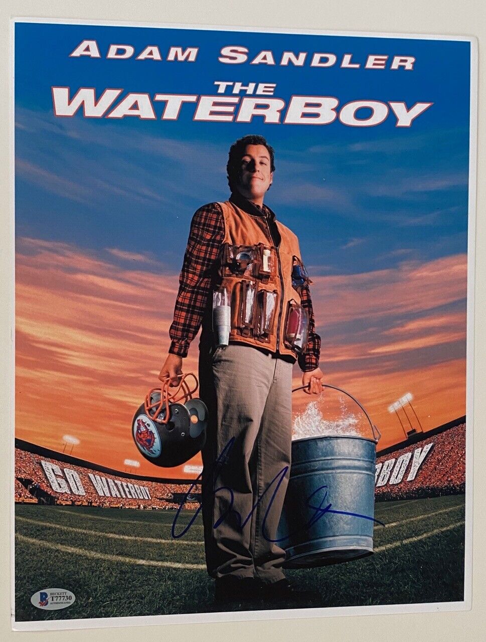 Adam Sandler Signed Autographed 11x14 Photo Poster painting Poster THE WATERBOY Beckett BAS COA