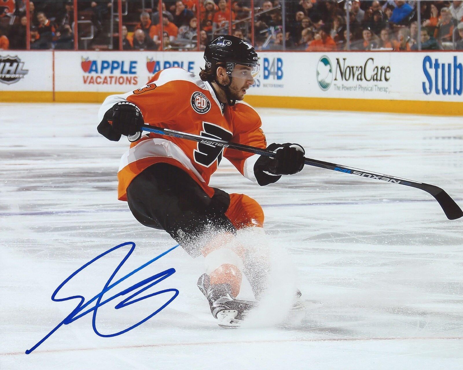 Shayne Gostisbehere Signed 8x10 Photo Poster painting Philadelphia Flyers Autographed COA C