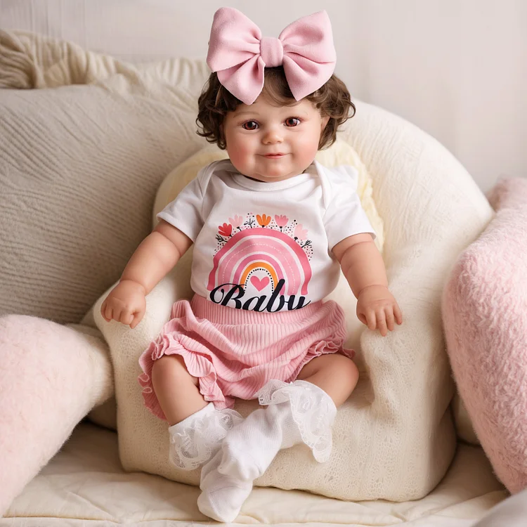 Babeside Smiling Reborn Baby Maddy 20'' Older Girl Best Gift for Kids