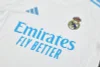 Real Madrid 25-26 Short-sleeve Tracksuit White with light blue Chandal