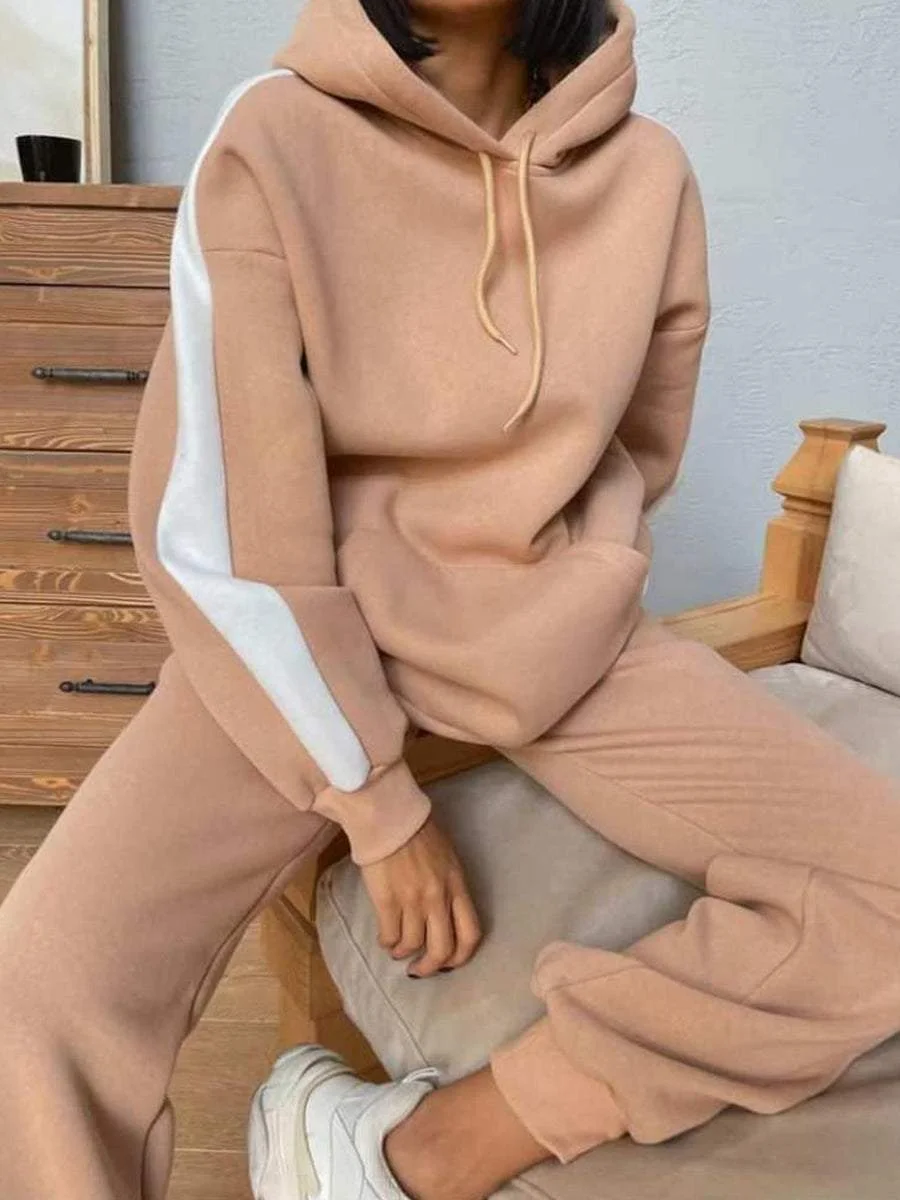 Long-sleeved Sweater and Trousers Two-piece Suit