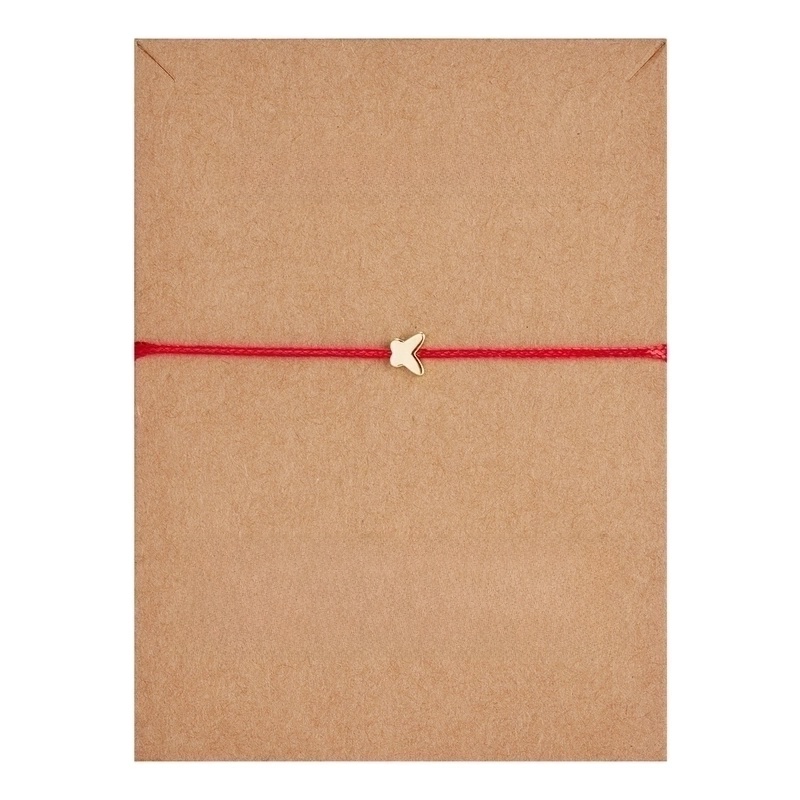 New Fashion Necklace Heart-shaped Butterfly Weaving Adjustable Copper Bracelet