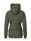Women's Outdoor Hiking Windproof Parka Faux Fur Lined Coat