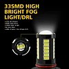 AUXLIGHT 9006 HB4 9006LL 9006XS LED Fog Light Bulbs 6000K Xenon White, Super Bright 2800 Lumens 33-SMD Chips LED Daytime Running Lights DRL Bulbs Replacement for Cars, Trucks (Pack of 2)