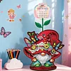 Calendrier 2026 bricolage kit de peinture au diamant Gnome calendrier de peinture au diamant en bois