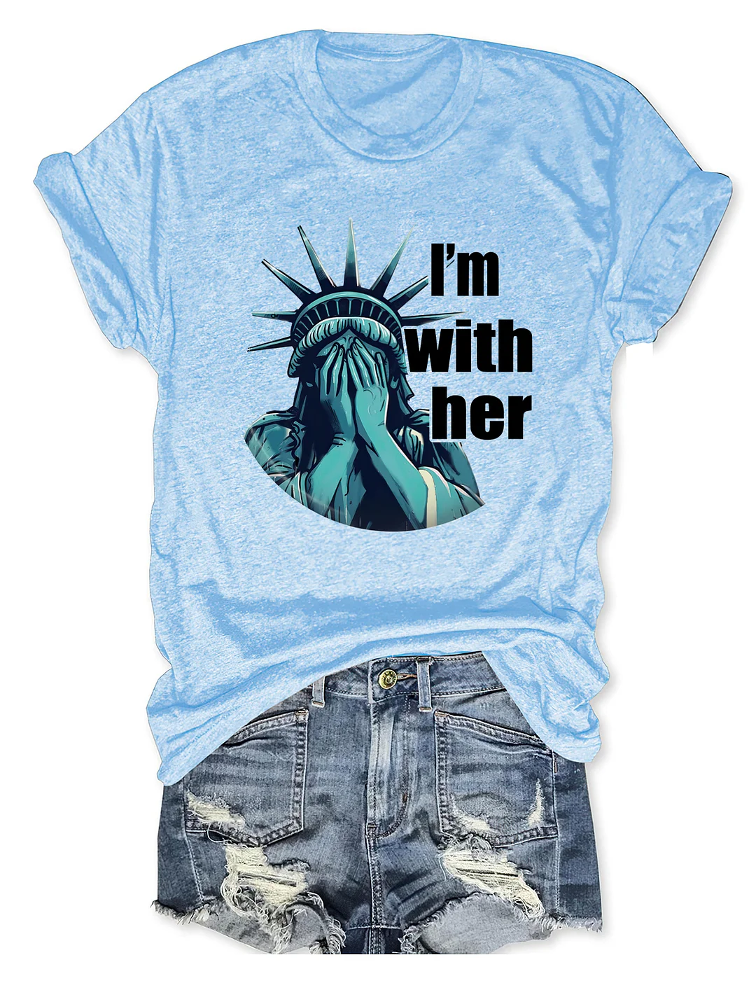 I'm With Her Sarcastic T-shirt