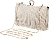 UBORSE Clutch Damen Pailletten Handtasche Strass Abendtasche mit Kette Gl&auml;nzend Brauttasche Elegant Portemonnaie Tasche Geldb&ouml;rse Envelope Tasche f&uuml;r Hochzeit Cocktailparty Tanzparty Geburtstag