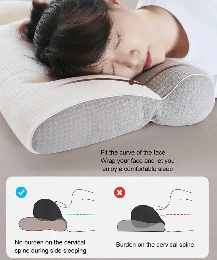 Sleep Enhancing Cervical Support Comfort Goose Down Pillow &ndash; Save 48% & Vip Shipping
