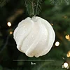 8CM Christmas's Tree Shimmer Foam Hanging Decor Ball