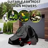 Lawn Mower Cover 210D Oxford Cloth Waterproof Dust Cover for Outdoor Garden