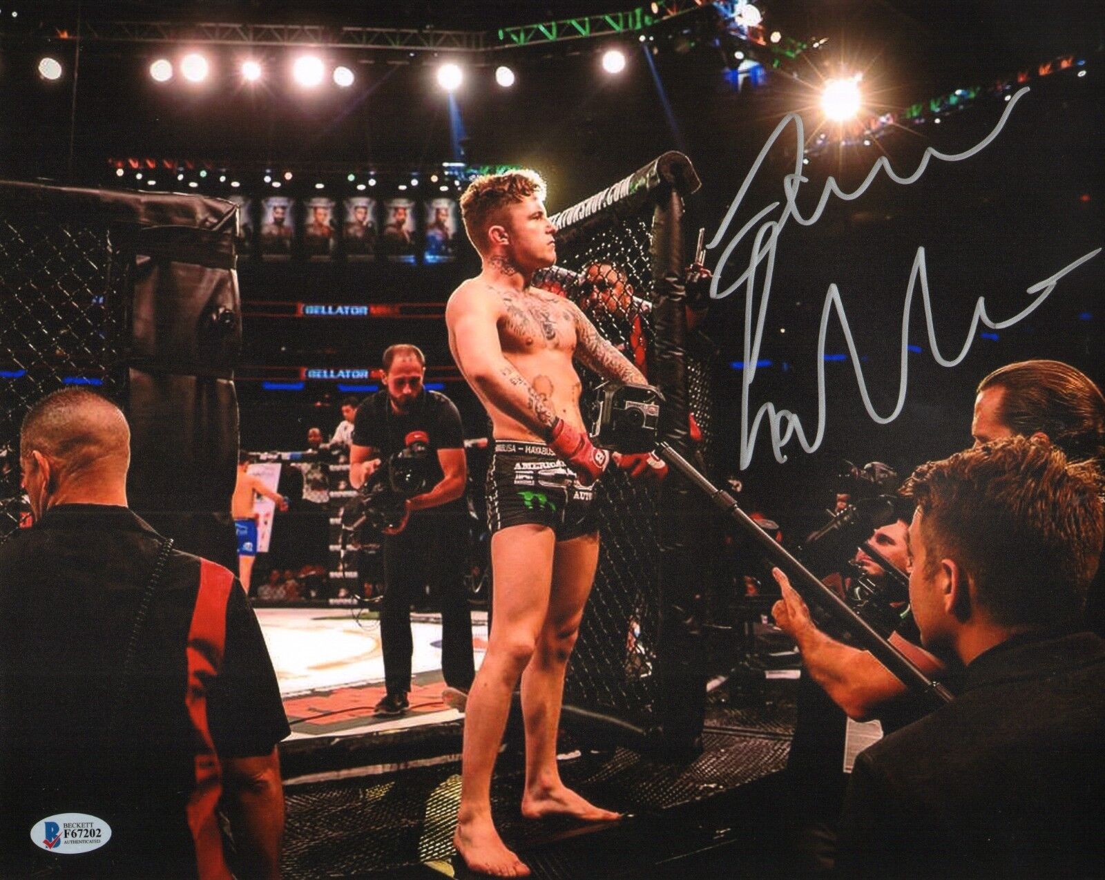 James Gallagher Signed 11x14 Photo Poster painting BAS Beckett COA Bellator MMA Picture Auto'd I