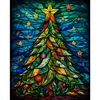 Christmas Tree - 14CT Stamped Cross Stitch - 40*50cm - Xmas