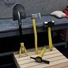 YFGXFXF 1/10 RC Car Scale Accessories Simulation Metal Hammer Axe Shovel Pickaxe for TRX4 Axial SCX10 RC4WD Tamiya CC01 D90 90046 1/10 RC Crawler